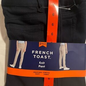 Brand new in packaging french toast navy blue girls uniform pants